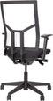 Ergonomische bureaustoel 987 zwart stof/wit mesh