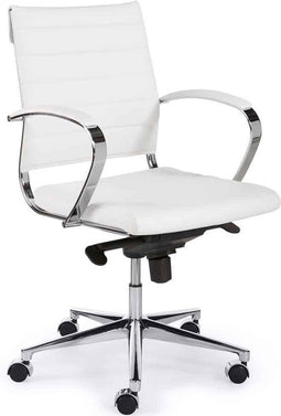 Ergonomische bureaustoel design 600 lage rug Bruin met wielen