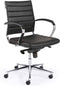 Ergonomische bureaustoel design 600 lage rug Bruin met wielen