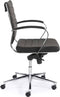 Ergonomische bureaustoel design 600 lage rug Bruin met wielen