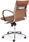 Ergonomische bureaustoel design 600 lage rug Wit met glijdoppen