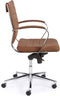 Ergonomische bureaustoel design 600 lage rug Wit met wielen
