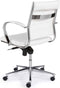Ergonomische bureaustoel design 600 lage rug Zwart frame en zwarte zitting met glijdoppen