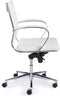 Ergonomische bureaustoel design 600 lage rug Zwart frame en zwarte zitting met wielen