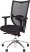 Ergonomische bureaustoel NPR1813 model 1554 met witte rugleuning