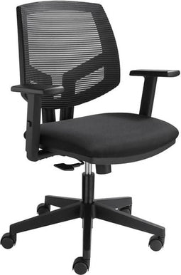 Ergonomische bureaustoel stof 1638 met mesh rug