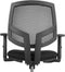 Ergonomische bureaustoel stof 1638 met mesh rug