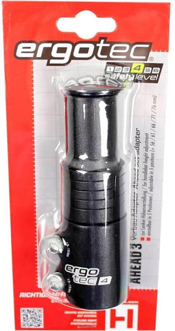 Ergotec Hoogte Adapter Ahead 2 28.6 / 120 / 28.6 Mm Mat Zwart
