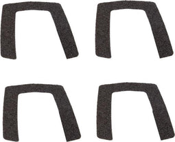 Ergotec Stickers Schuurpapier Voor Pedalen-ep-f 4 Stuks Zwart