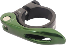 Ergotec Zadelpenklem - SCQ-0100 - ø31,8 - Aluminium - Met snelspanner - Zwart/groen