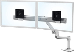 Ergotron LX Series Desk Dual Direct Arm 63,5 cm (25'') Vrijstaand Wit