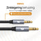 Drivv. AUX Kabel 3.5 mm - Jack Kabel - Gold Plated - Zilver - 5 meter