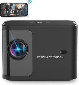 Erikssøn Beamer Prime - Streamen Vanaf Je Telefoon - 6600 Lumens - Projector - Mini - Beamer