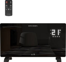 Erikssøn Elektrische Kachel - 1500W Heater - Zwart