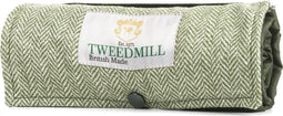 Picknickkleed Walker Visgraat Groen Tweed - Waterdicht - 66 × 98cm - Tweedmill