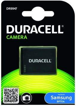 Duracell BP70A - Camera Accu Li-Ion 700mAh - 6mm hoog - 31mm breed - 39mm diep