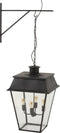 J-line Hanglamp Met Zijsteun Metal/Glas Zwart