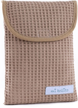 Luier- en doekjeshouder Mi bollito Bruin Klassiek Elegant 1 x 25 x 18 cm