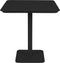 Zuiver Vondel Tuintafel/ Bistrotafel Vierkant 71x71 cm Aluminium Zwart