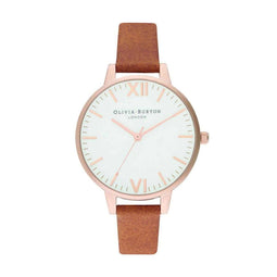 Olivia Burton OB16TL13 - Polshorloge - Kwarts - Ø 34 mm - Roze/Bruin