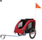 Trixie Hondenfietskar - Kleine Rassen - Zwart Rood - 60x53x60/117 cm - Max. 15 kg