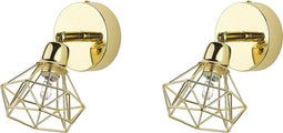 ERMA - Wandlamp set van 2 - Goud - Metaal