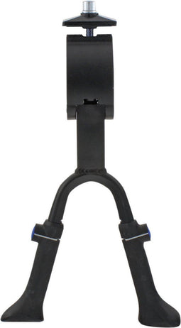 M-wave Standaard Dubbele Poot Aluminium 24 - 28 Inch Zwart