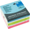 Info sticky notes - 400 vel - 75x75mm - wit, blauw, groen, roze - IN-5654-73
