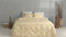 Zohome Agnetha Dekbedovertrek - Lits-jumeaux - Katoensatijn - 260x200-220cm - Geel