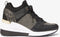 Michael Kors GEORGIE KNIT TRAINER - Dames Sneakers - Maat 36 - Zwart/Goud