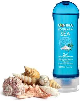 Erotische Massage gel 2 in 1 Mediterranean See Control 200 ml (200 ml)