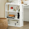 SoBuy FWT35-W - Bureau - Werktafel met Lade en Legplanken - Wit