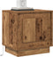 vidaXL - Nachtkastje - met - LED-verlichting - in - Oude - Hout - 44x34,5x45 - cm