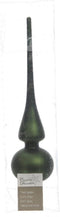 Piek glas mat diameter 6x26cm dennen groen