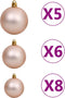 vidaXL - Kunstkerstboom - Nordmann - met - LED's - en - kerstballen - 150 - cm - groen
