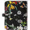 Kalpa 1311-12 Hervulbare Pocket Ringband Agenda Organizer Zee van bloemen zwart 1 week per 2 paginas 2024-2025-2026