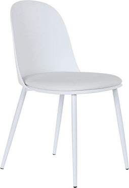 Keukenstoel DKD Home Decor Wit Polyurethaan Polypropyleen (51,5 x 44,5 x 81 cm)