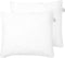 ERRIGAL - 2 x Kussen hoog - Wit - 80 x 80 cm - Microvezel