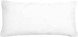 ERRIGAL - Kussen hoog - Wit - 40 x 80 cm - Microvezels