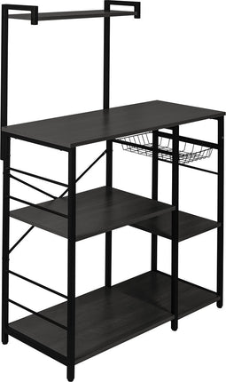 ERRO Keukenrek - keukenkast- met lade - 90x40x132cm - zwart