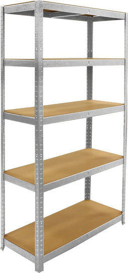 ERRO Metalen Opbergrek/Stellingkast met 5 legborden - 875kg draagkracht - (BxDxH) 90x40x180cm - 175kg per plank