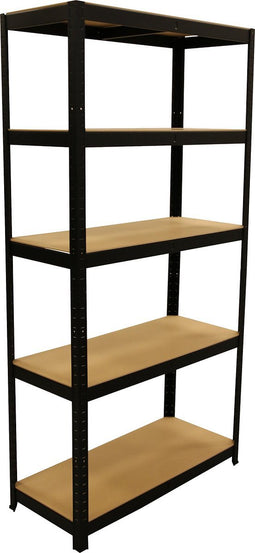 ERRO Opbergrek - 90 cm breed - 875 kg draagkracht - Monteren zonder schroeven - Zwart