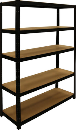 ERRO Opbergrek XL - 120 cm breed - 875 kg draagkracht - Monteren zonder schroeven - Zwart