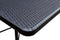 ERRO Vouwtafel - campingtafel - inklapbare tafel - plooitafel - Klaptafel met wickerlook - 180x74cm - zwart