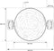 Eurolux Wok 36 x 10 cm flexinductie / combizone Bosch en Siemens Compatible