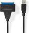 Nedis CCGB75100BK05 - SATA USB 3.2 Gen 1 Kabel - 30cm - Zwart