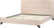 AMBASSADOR - Tweepersoonsbed - Beige - 180 x 200 cm - Polyester