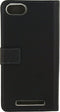Mobilize Lenny 3 - Flip cover - Kunstleer met ruimte voor 2 pasjes - Zwart