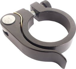 Ertgotec Zadelpenklem - SCQ-030 - ø31,8 - Aluminium - Met snelspanner - Zwart