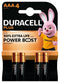 Duracell - Batterij duracell plus powerboost aaa x4 | 10 stuks